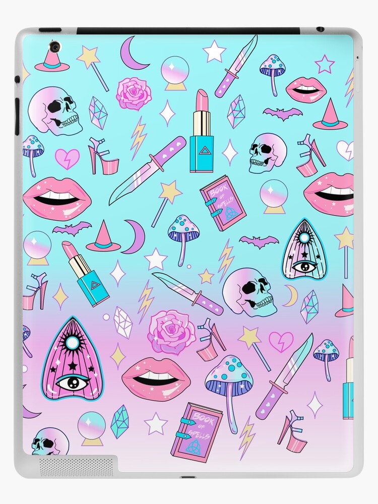 Girly Pastel Witch Goth Pattern