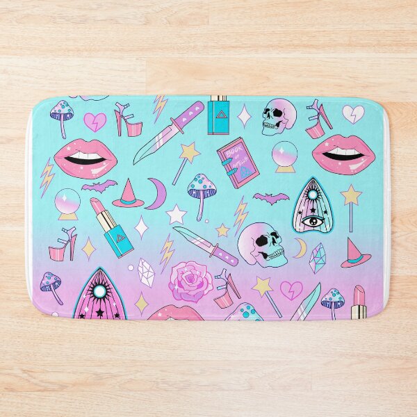 Item preview, Girly Pastel Witch Goth Pattern designed and sold by lunaelizabeth.