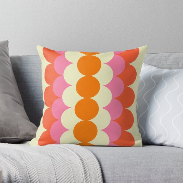 Gradual Sixties Throw Pillow