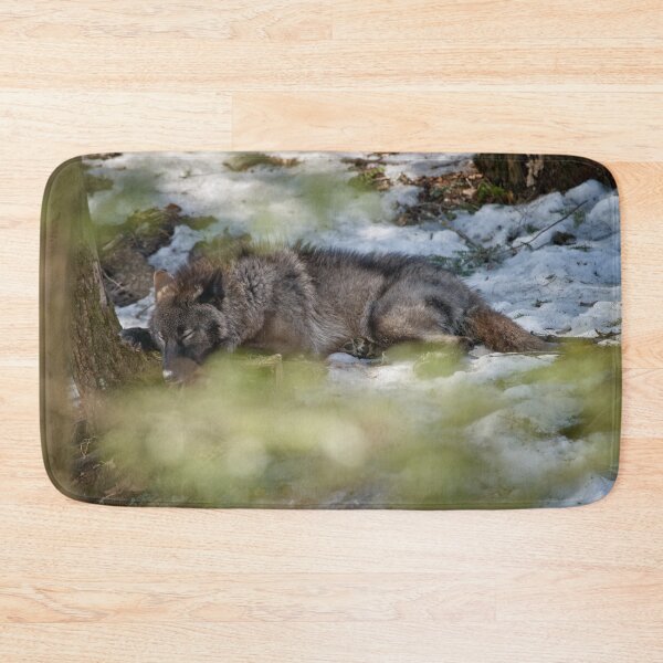Item preview, Sleeping Black wolf designed and sold by Michael Cummings.
