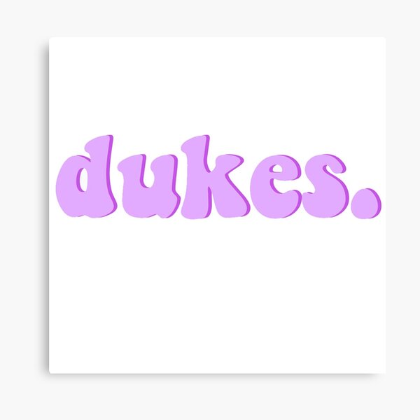 JMU dukes sticker Canvas Print