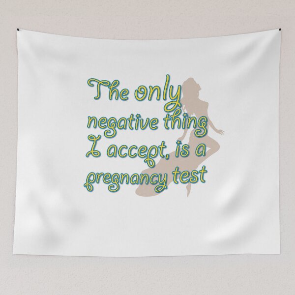 Item preview, I accept only negative pregnancy tests designed and sold by jfcreations.
