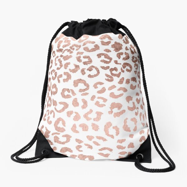 Item preview, Luxurious hand drawn rose gold leopard print designed and sold by GirlyTrend.