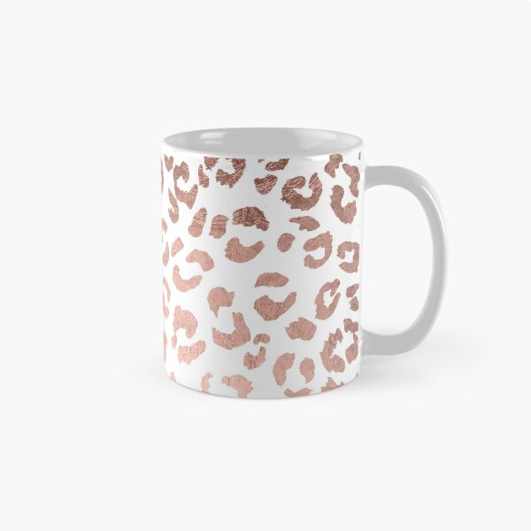 Item preview, Luxurious hand drawn rose gold leopard print designed and sold by GirlyTrend.