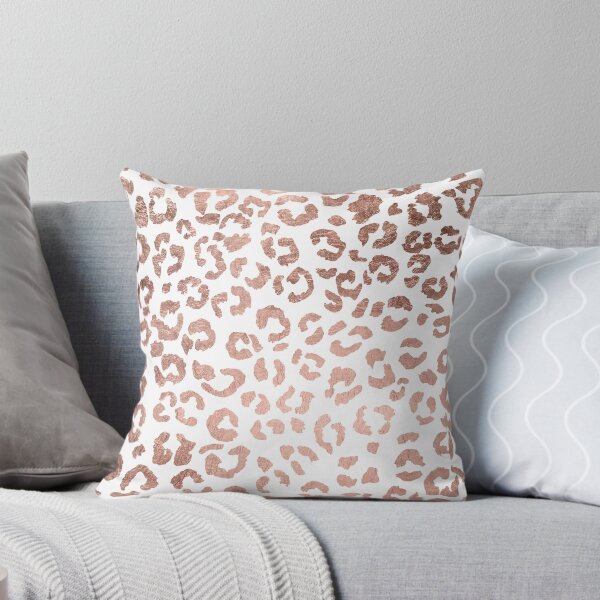Artikel-Vorschau von Luxuriöser handgezeichneter Leopardendruck in Roségold, designt und verkauft von GirlyTrend.