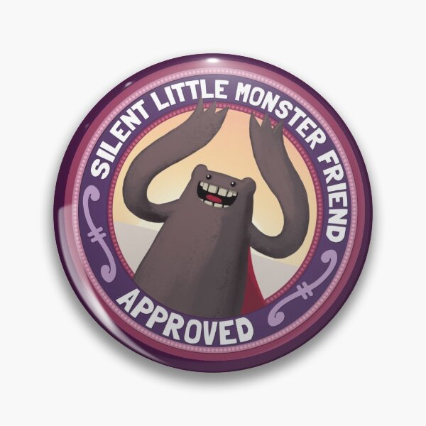 Item preview, SUNRISE - Silent Little Monster Friend Approved! designed and sold by DinobotTees.