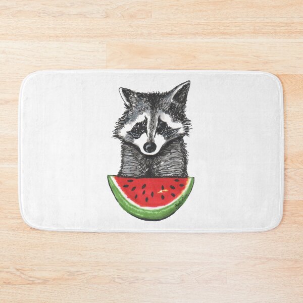 Item preview, Mapache y sandía designed and sold by Pendientera.