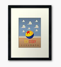 Toy Story Minimalism Framed Print