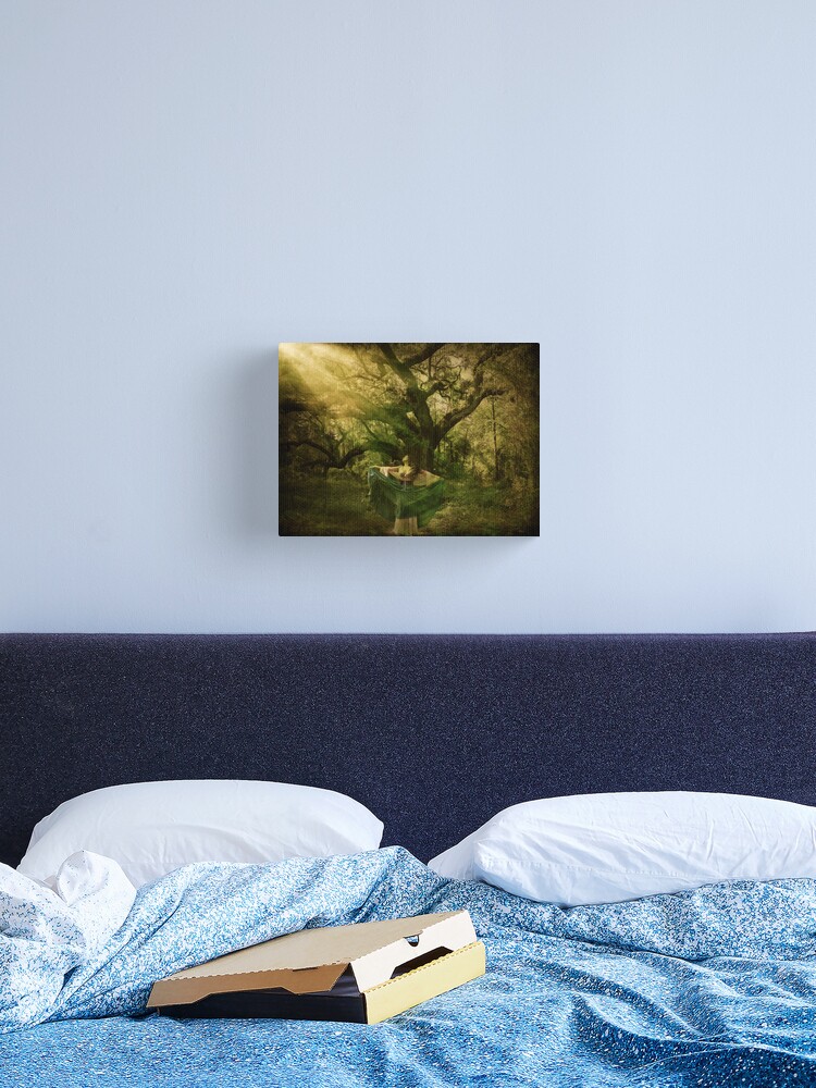 Thumbnail 2 of 3, Canvas Print, Caressing Light designed and sold by KatarinaSilva.