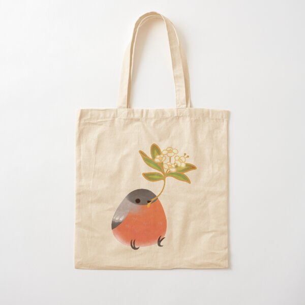 Eurasian bullfinch Cotton Tote Bag