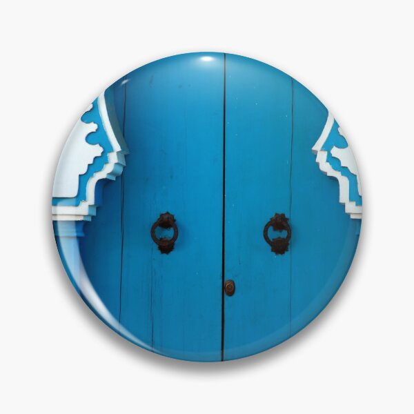 Item preview, blue door in Chefchaouen,Morocco designed and sold by milena boeva.