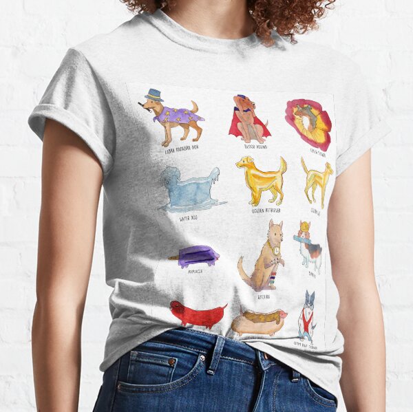 Terrible Dog Puns Classic T-Shirt