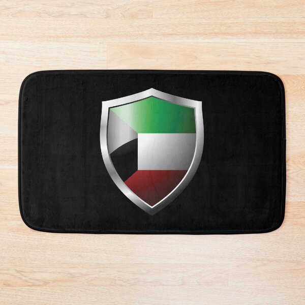 Item preview, Strong Kuwait Flag Shield Country designed and sold by HelloFromAja.
