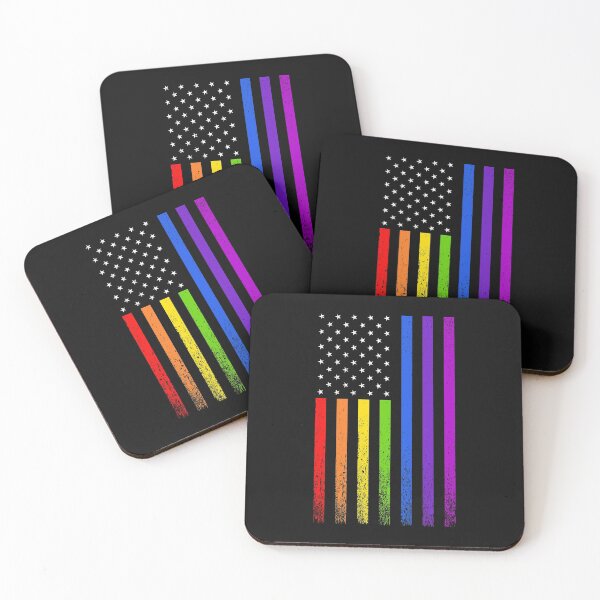 Item preview, Gay Pride Flag American Flag designed and sold by EstelleStar.