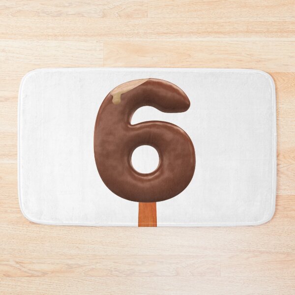 Item preview, 6 Ice Cream Six Number 3d Chocolate designed and sold by HelloFromAja.