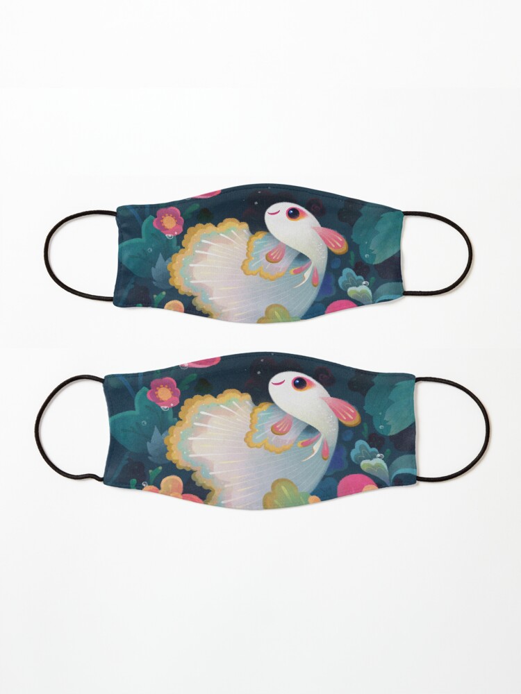 Alternate view of Flower guppy Mask