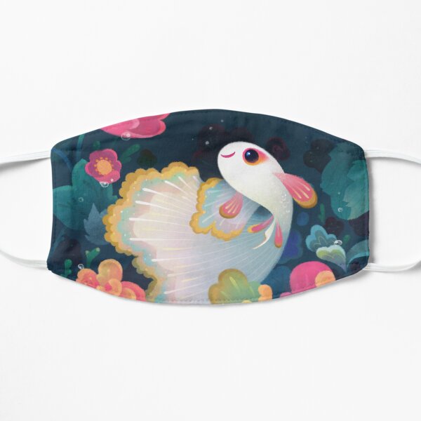 Flower guppy Flat Mask