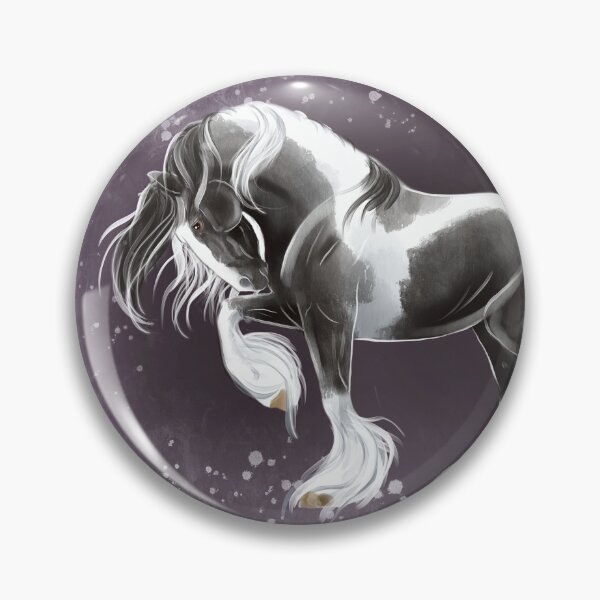 Item preview, Gypsy gold - gypsy horse stallion prancing  designed and sold by Whimsicolourart.