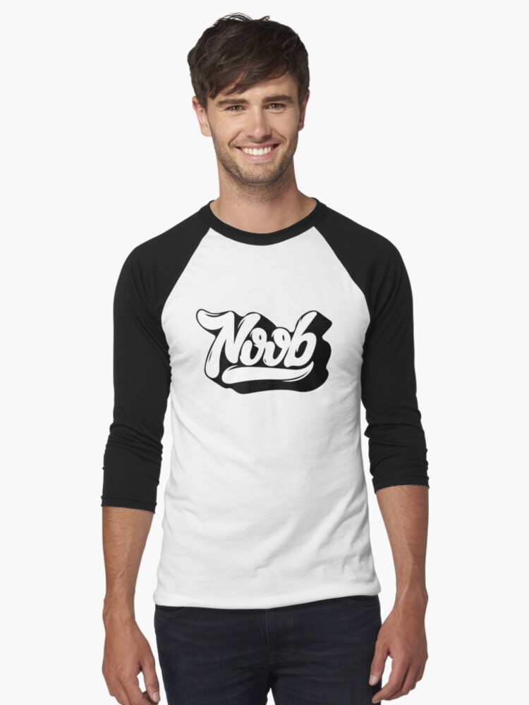 Roblox Noob Oof T Shirt By Nice Tees Redbubble - black long sleeve shirt roblox