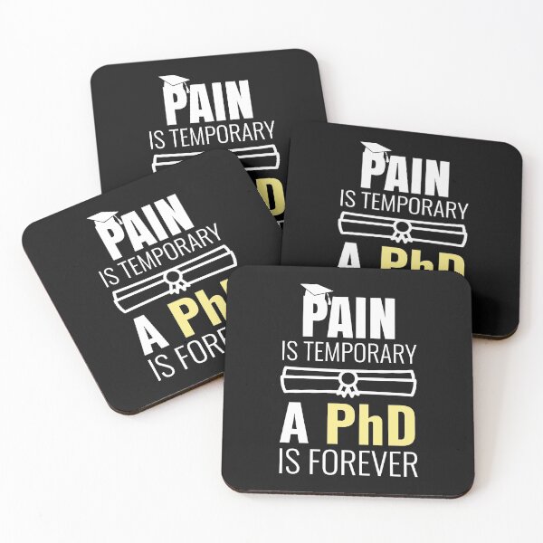 Item preview, PhD Graduation Gift - Pain is Temporary designed and sold by EstelleStar.