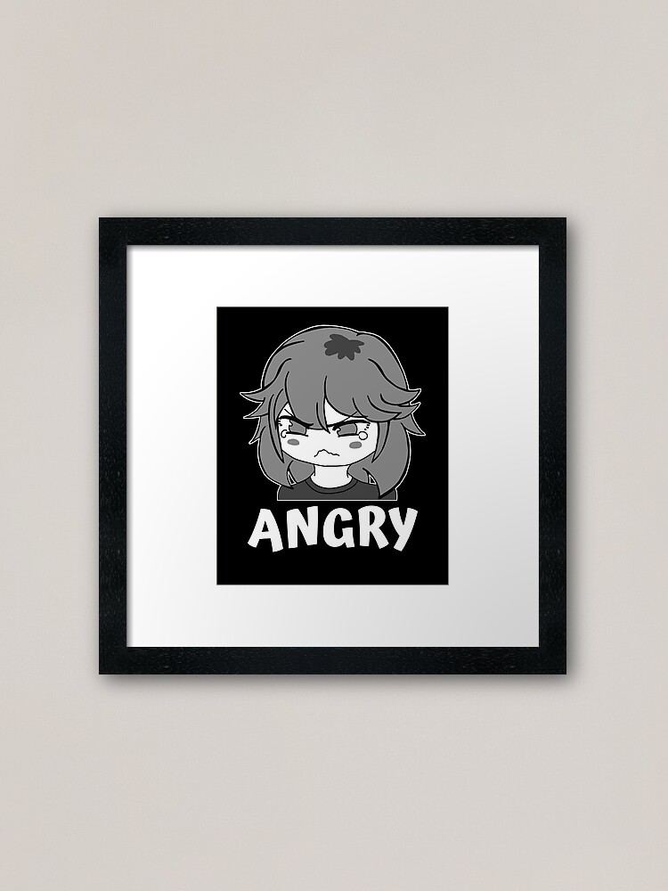 Funny Anime Manga Angry Pout Face Little Girl Cute Meme - Memetshirt - Pin