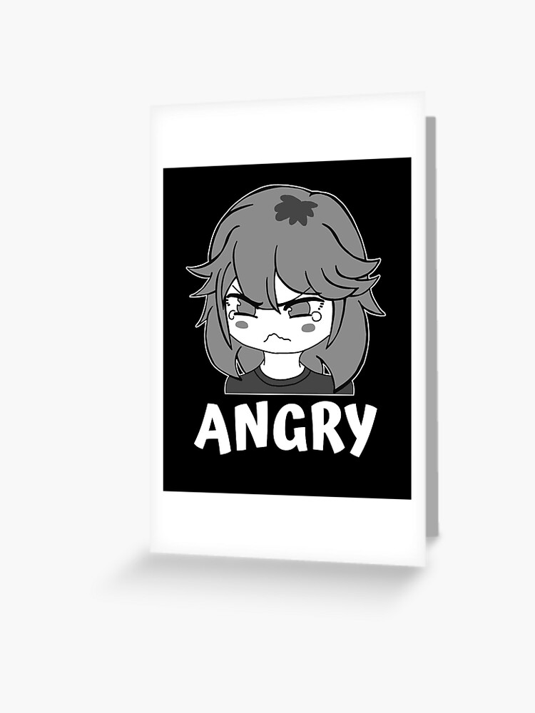 Funny Manga Angry Pout Face Little Girl Chibi Meme - Memes