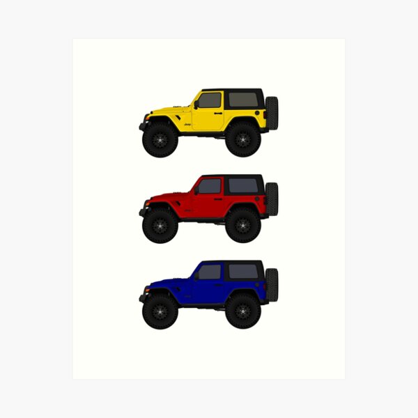 Blue Wrangler Art Prints Redbubble