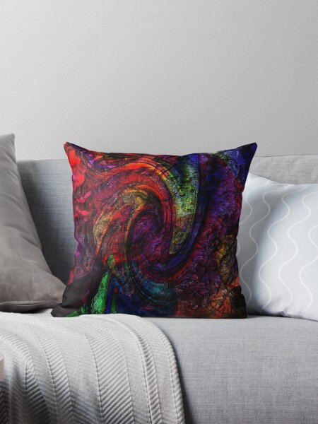 Item preview, Abstract Dark Red Green Blue Swirl designed and sold by allhistory.