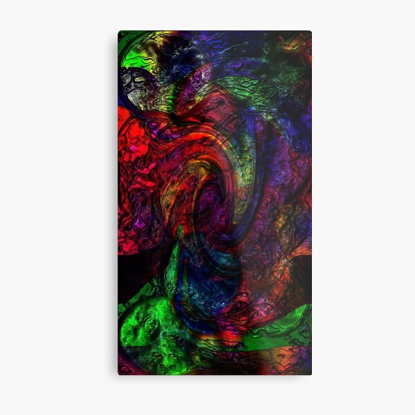 Item preview, Abstract Dark Red Green Blue Swirl designed and sold by allhistory.