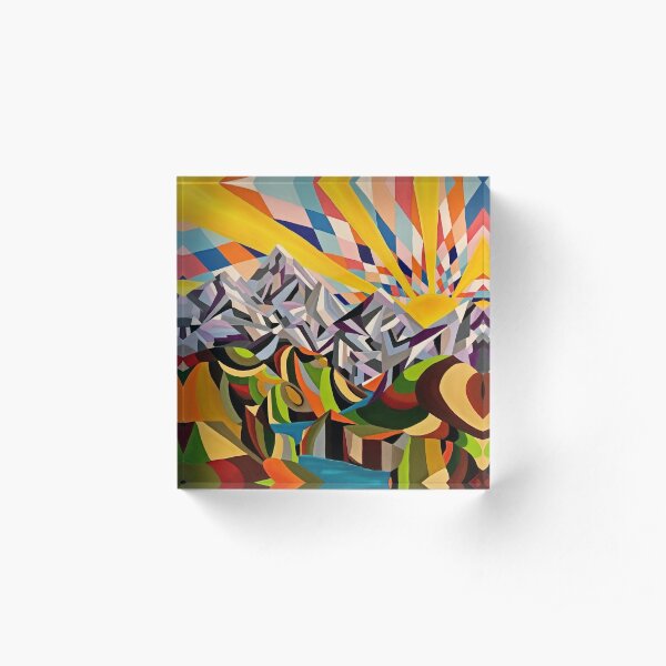A New Day- oils- HAWA 2020-Alleyvision Acrylic Block