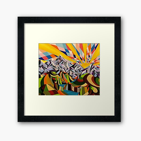 A New Day- oils- HAWA 2020-Alleyvision Framed Art Print