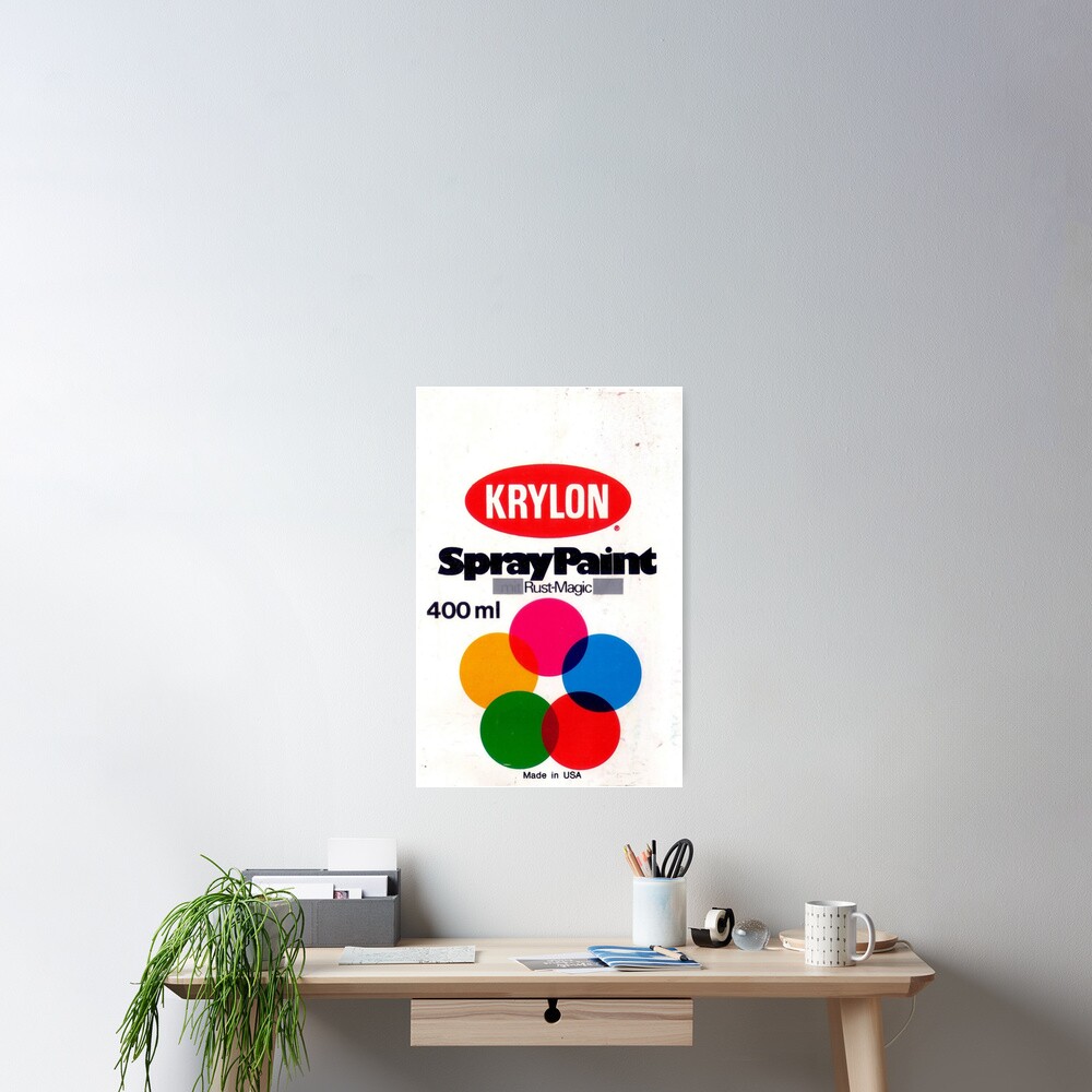 Krylon Vintage Poster For Sale By Mfdoom123 Redbubble   Cposter,small,square Product,1000x1000.2 