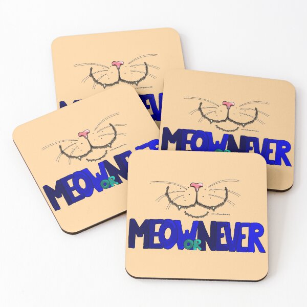 Artikel-Vorschau von Meow or Never & Nosy Cat in Creme, designt und verkauft von Schrödingers Box.