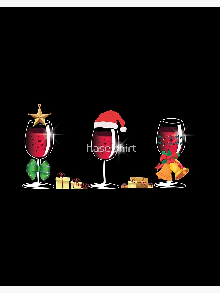 Hand Painted HO HO HO Christmas Wine Glass, Christmas Painted Wine Gift for  Her, Holiday Wine Glass Gift, Winter Wine Glass, Christmas Gift 