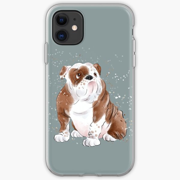 Cute Bulldog iPhone Soft Case