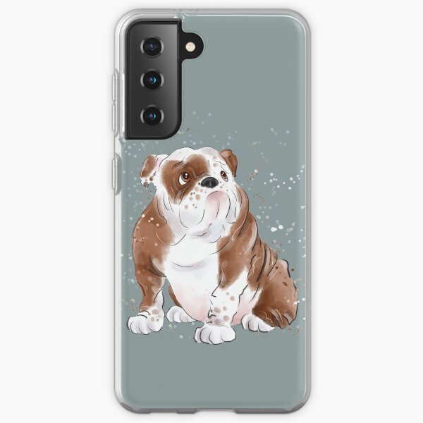 Cute Bulldog Samsung Galaxy Soft Case