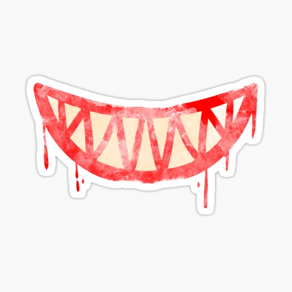 The Bloody Cheshire Cat Sticker