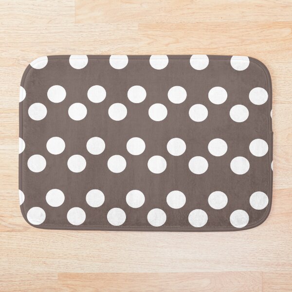 Terrarium Moss Polka Dots Bath Mat