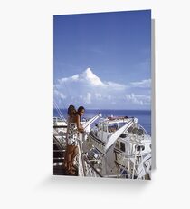 World Cruise 1972 Greeting Card
