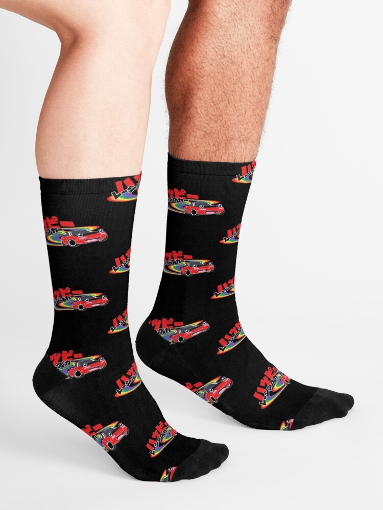 Alternate view of Happy Racing Car Miata Socks