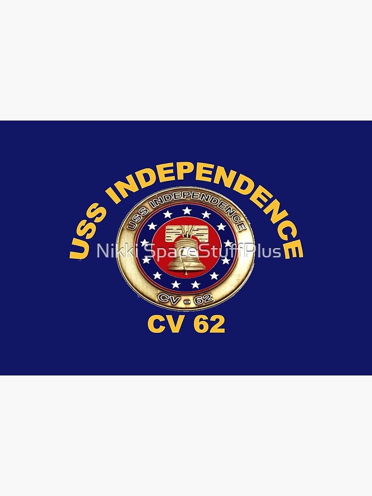 USS Independence (CV/CVA-62) Crest for Dark Colors by Spacestuffplus
