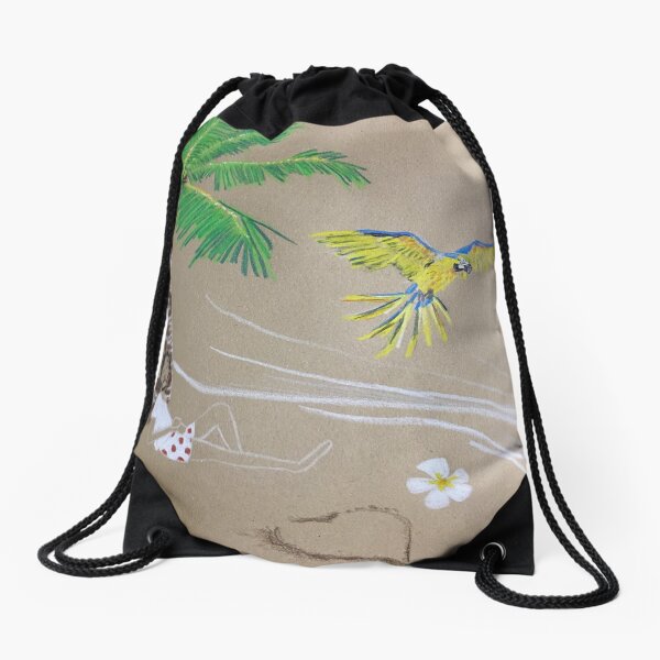 summer dream Drawstring Bag