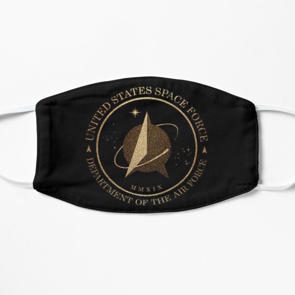 United States Space Force Gold Edition Flat Mask