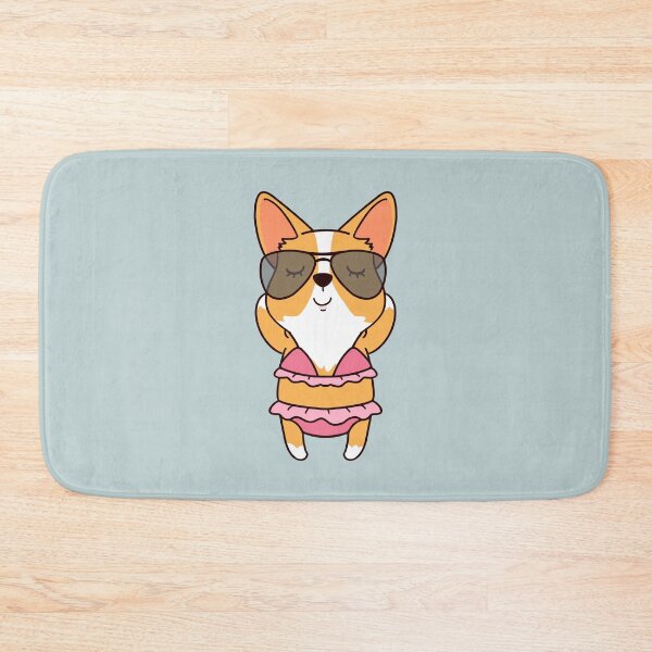 Item preview, Sunbathing Bikini Corgi designed and sold by thepawster.