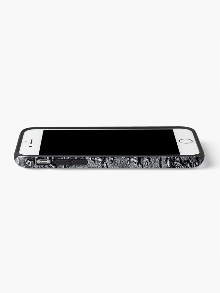 Thumbnail 2 of 4, iPhone Case, Silver Flourish designed and sold by Caitlyn Grasso.