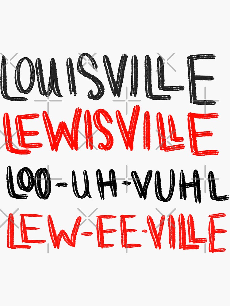 Louisville Pronunciation T-Shirt | Zazzle