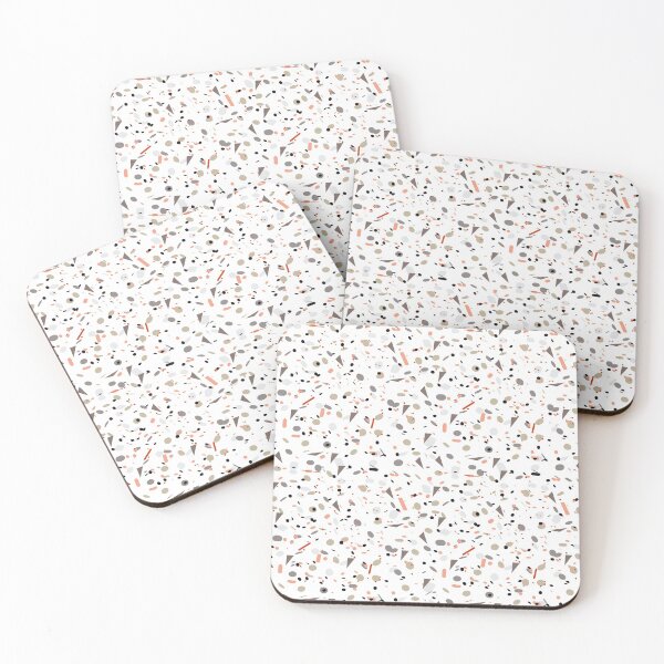 Item preview, Terrazzo floor tile abstract handcrafted seamless pattern designed and sold by Lucia-Fox.