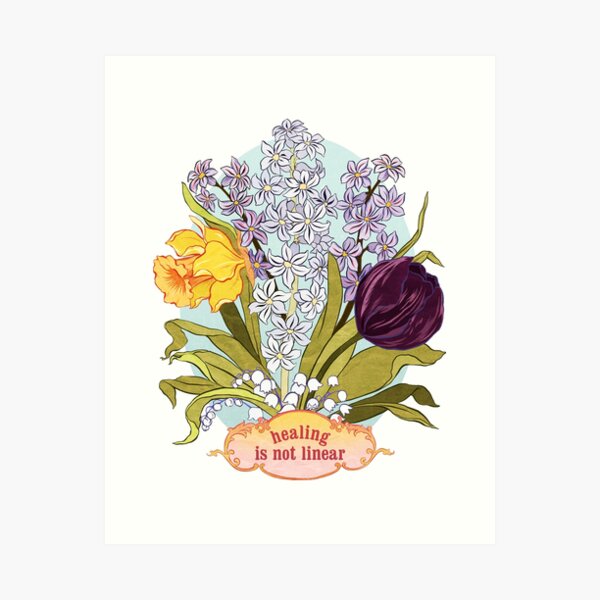 Item preview, Healing Is Not Linear designed and sold by fabfeminist.