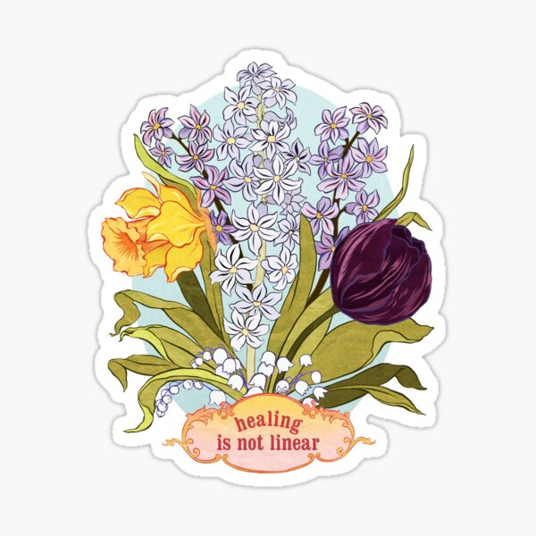 Healing Is Not Linear Sticker
