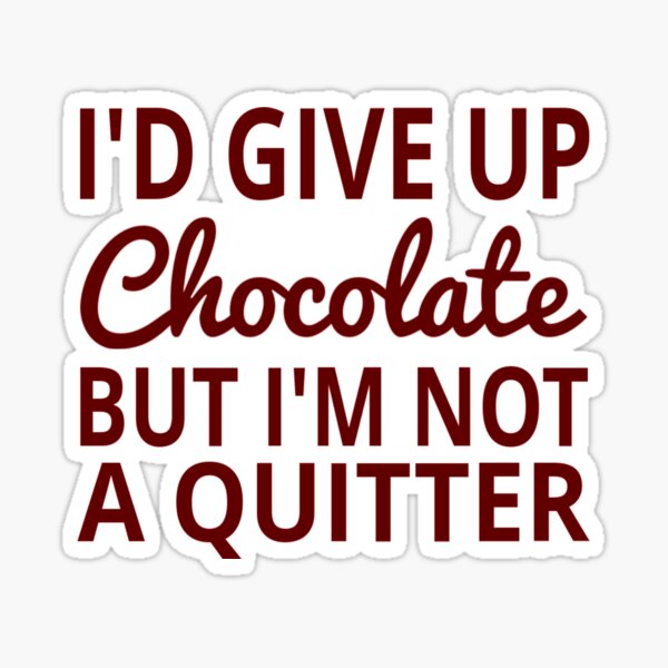 Vista previa del artículo con la obra «Renunciaría al chocolate pero no soy un desamparado», diseñado y vendido por coolfuntees.